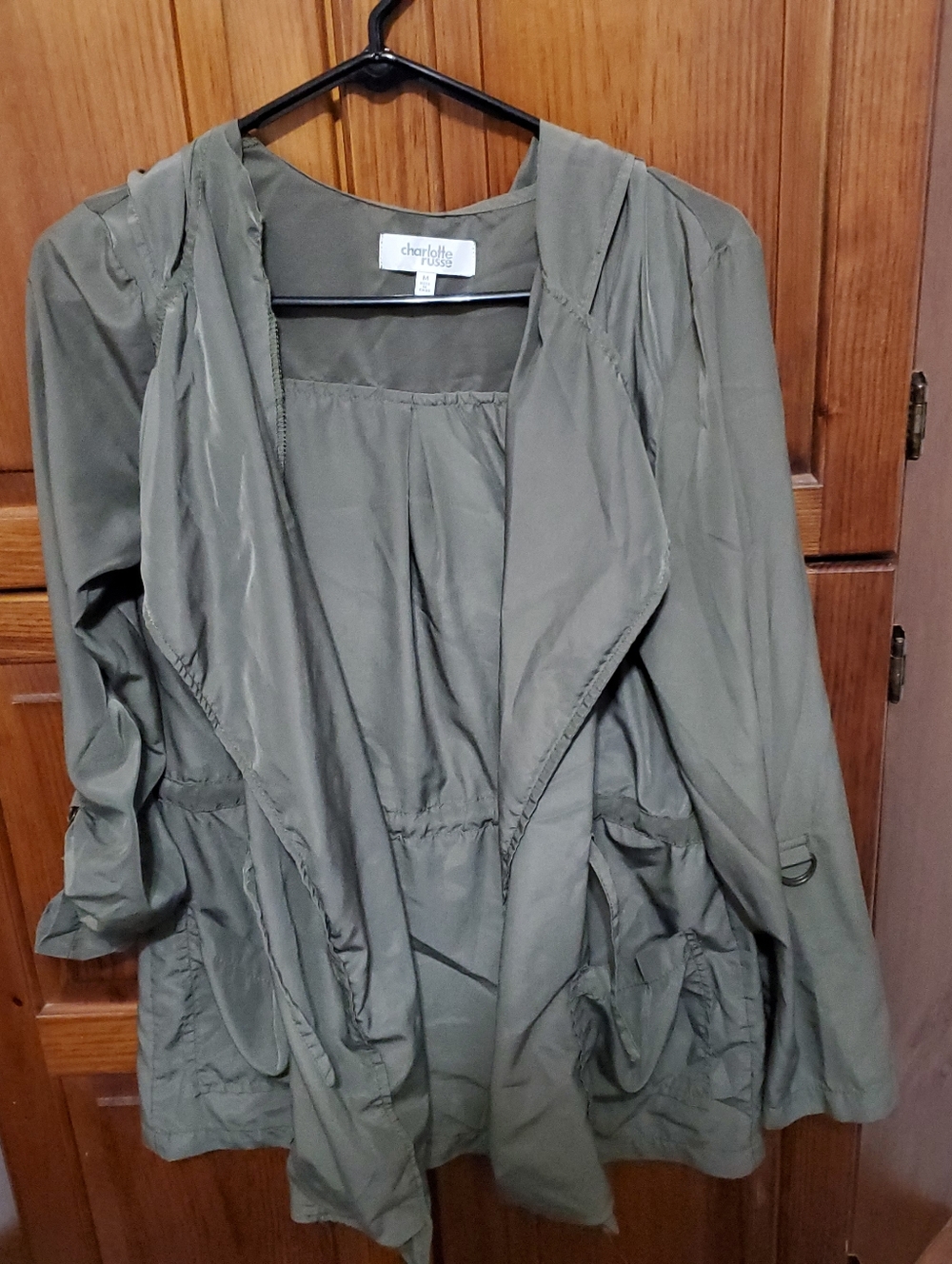 Army green Charlotte Russe military jacket